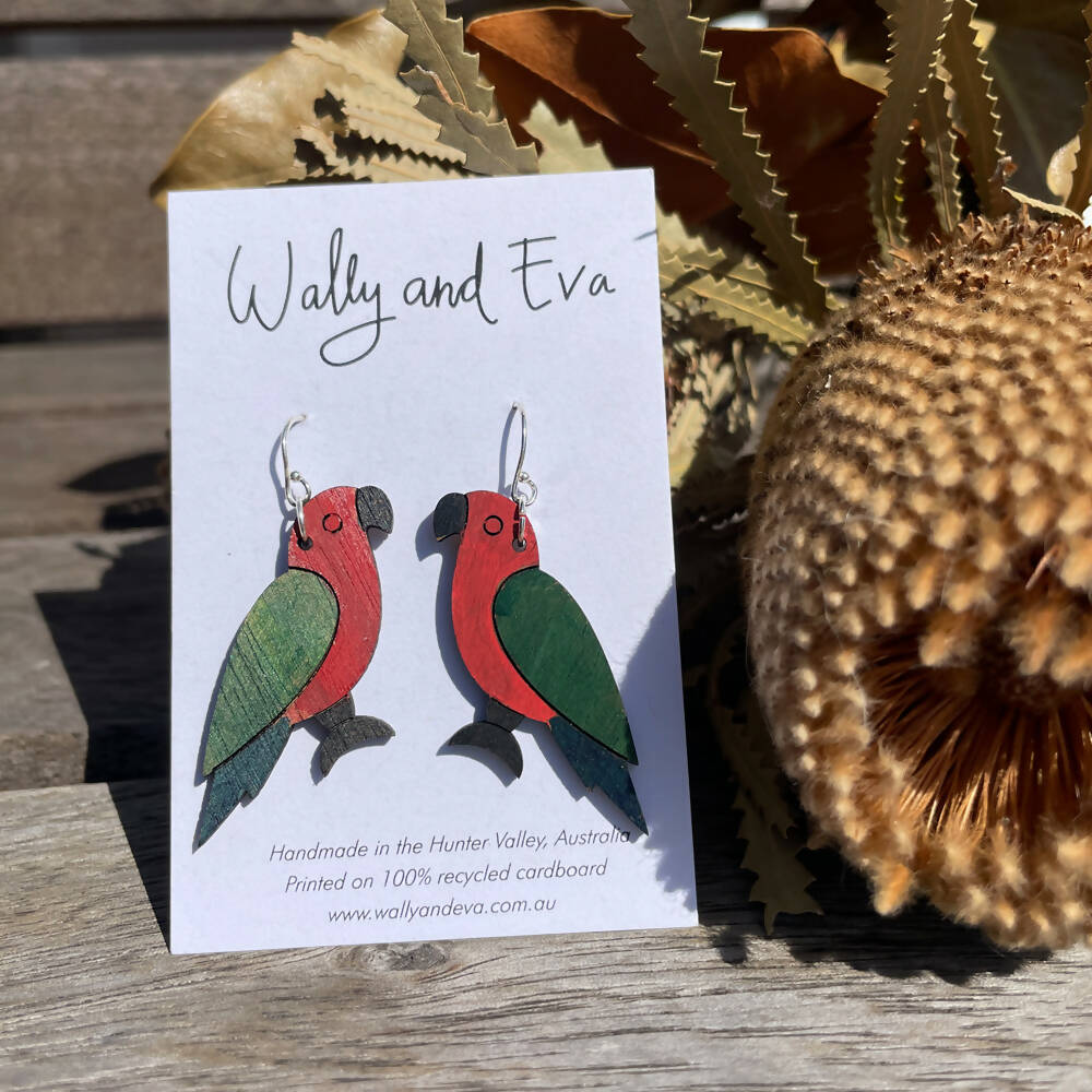 Madeit_King_Parrot_Earrings