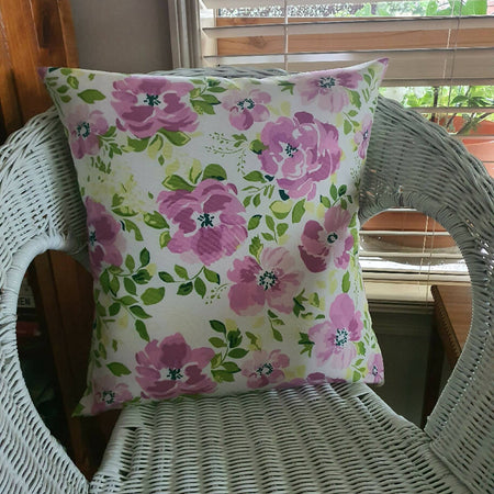 FLORAL/WATER RESISTANT Cushion Covers by JollyThreads - Standard 45cm x 45cm