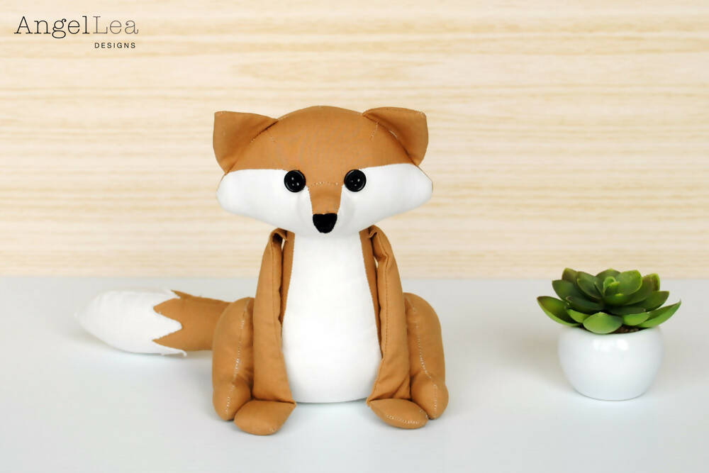 Fox Family Stuffed Animals PDF Sewing Pattern