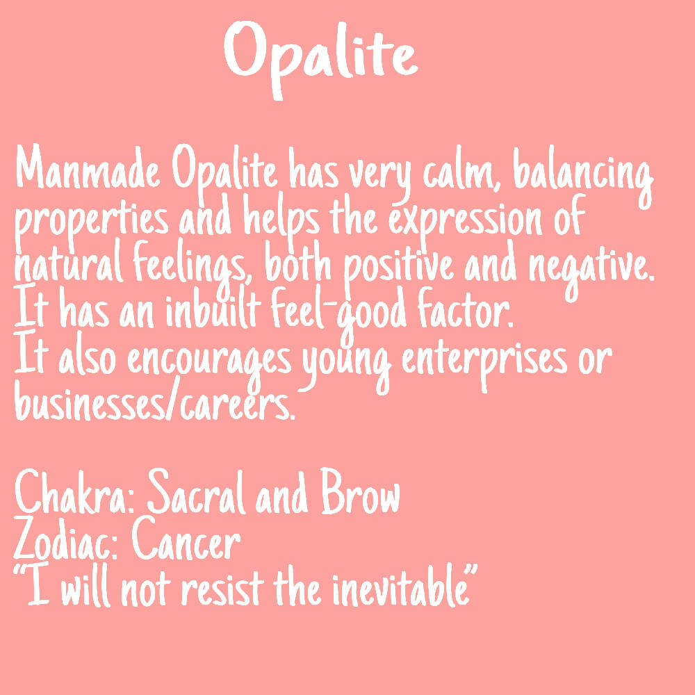 Opalite Gemstone Stretchy Bracelet 8mm