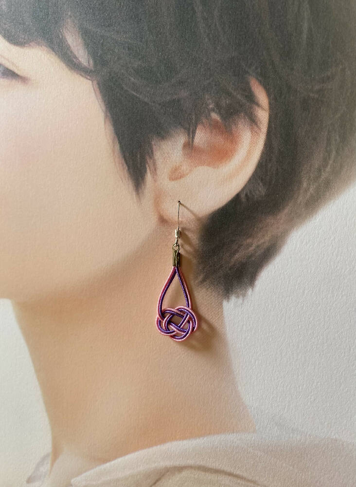 Mizuhiki earrings (small)