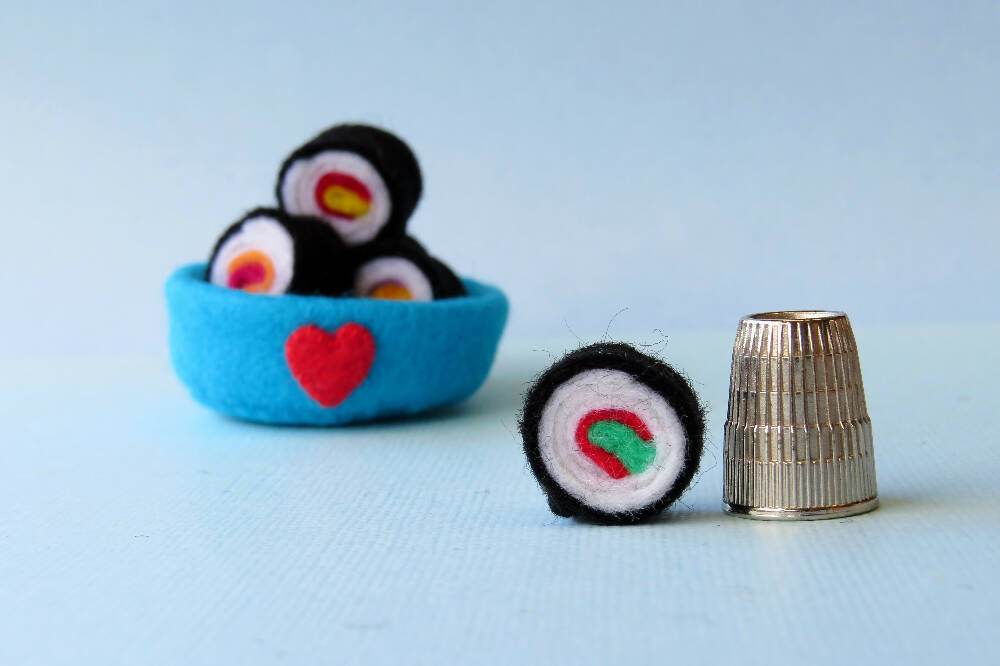 Mini Food_Felt Sushi-8