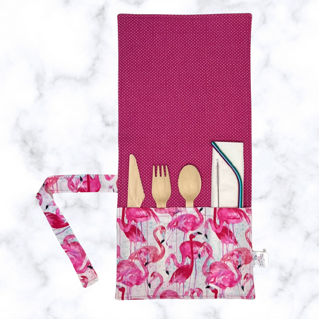 Cutlery Wrap ... Flamingos