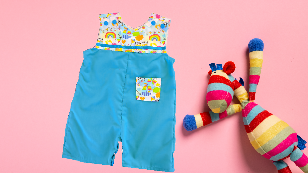 Rainbow Baby Short Overalls Sizes 000, 00