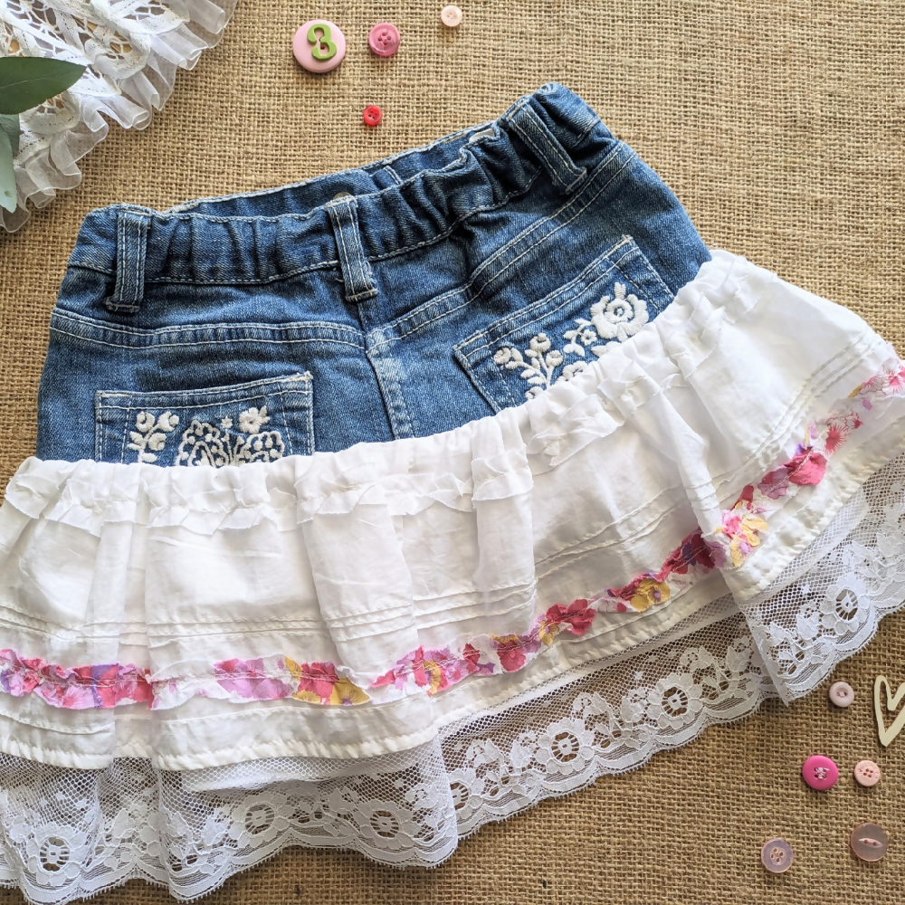 size 3-4 pink ruffle on white (5)
