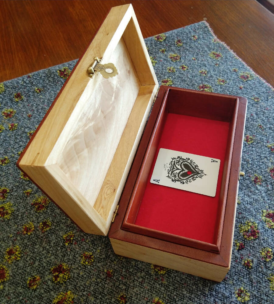 Exotic Japanese Styled Keepsake Box in Jacaranda & Rosewood
