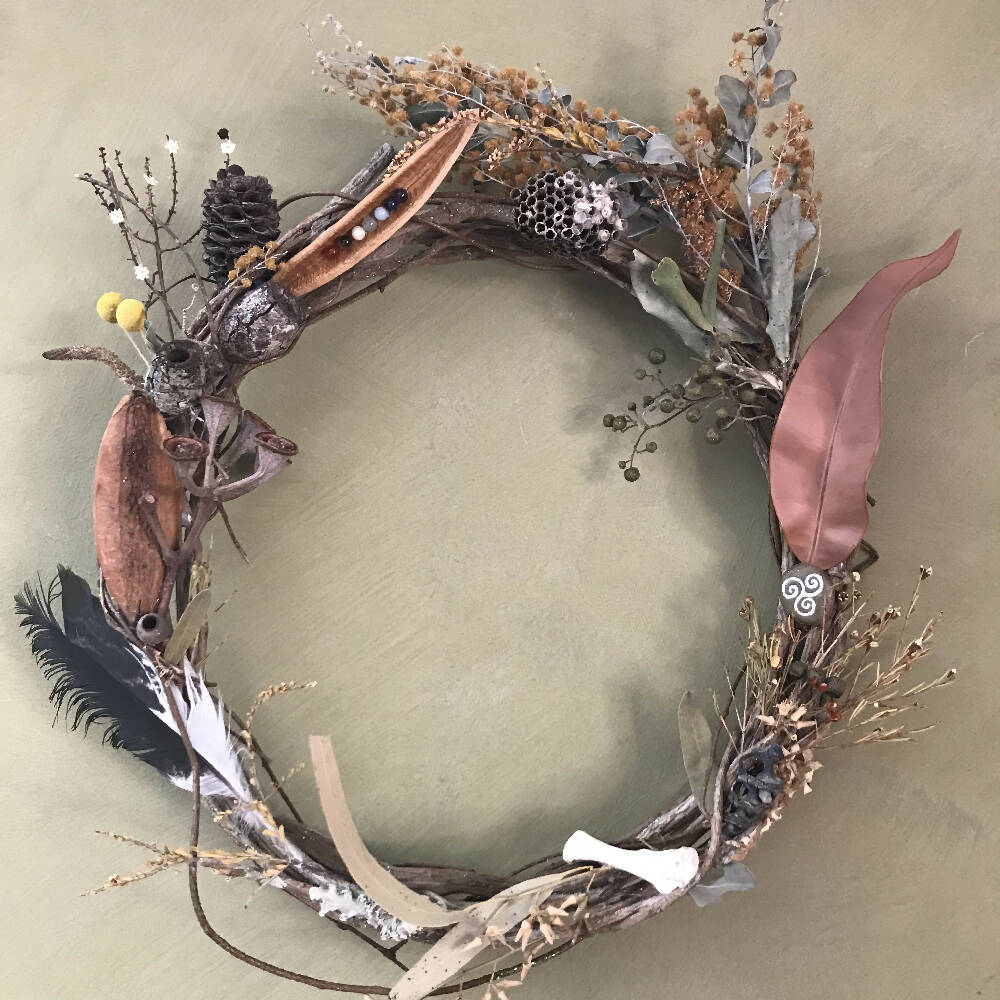 Wreath ~ "Maiden Mother Magi" (Measures 51cm x 51cm)