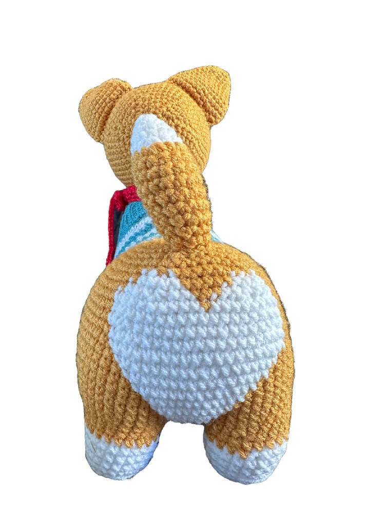 Corgi Dog - crochet toy