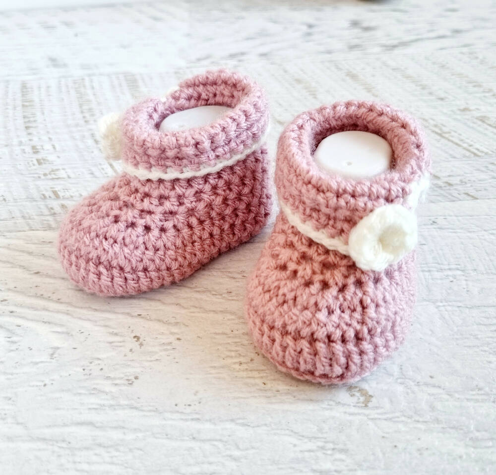 Dusty best sale rose booties