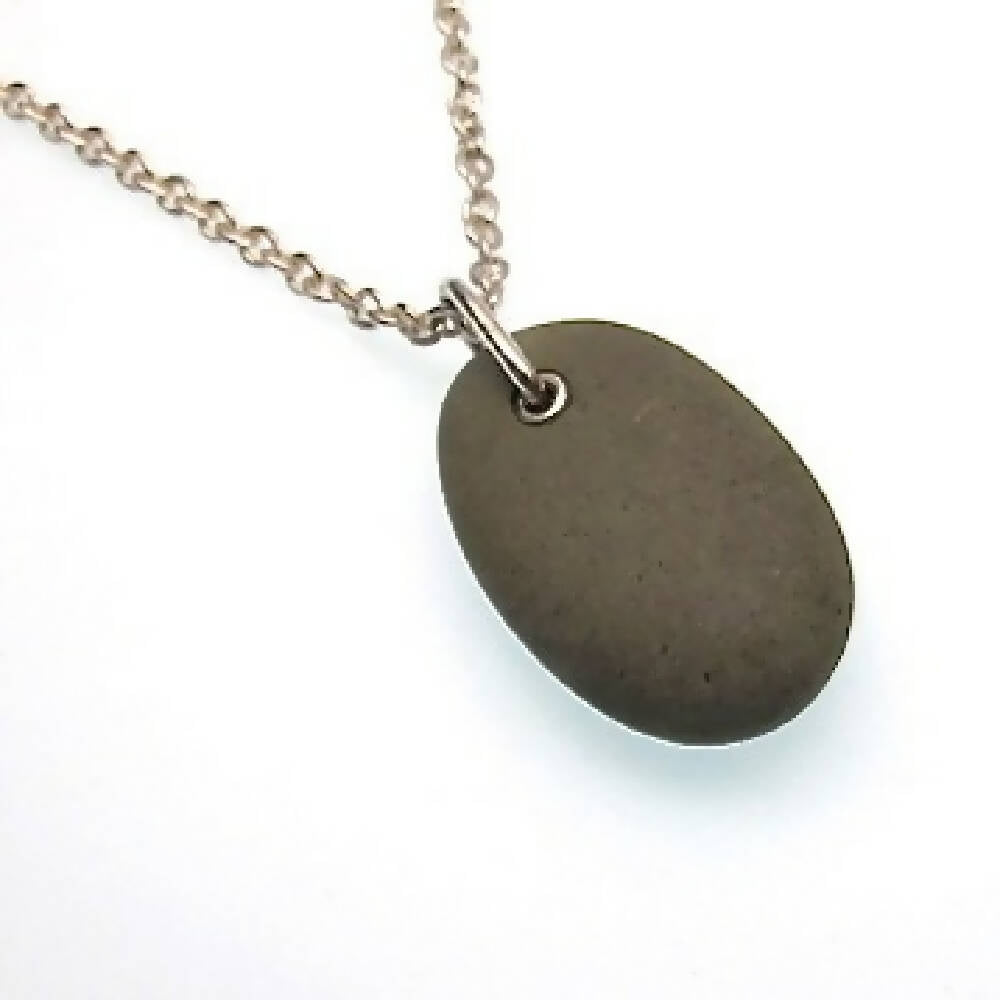 Pebble sterling silver necklace 3