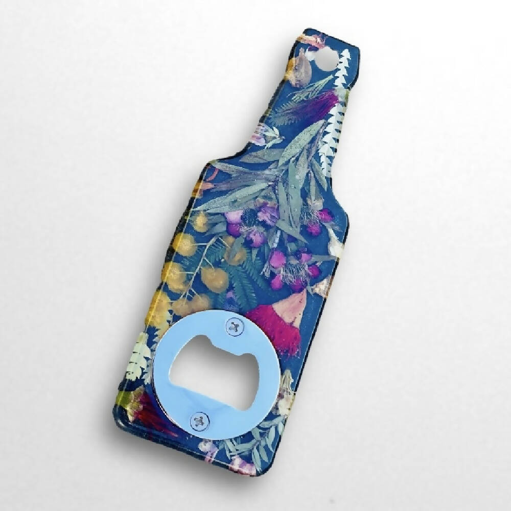 Resin Bottle Opener featuring Australian Native Flowers