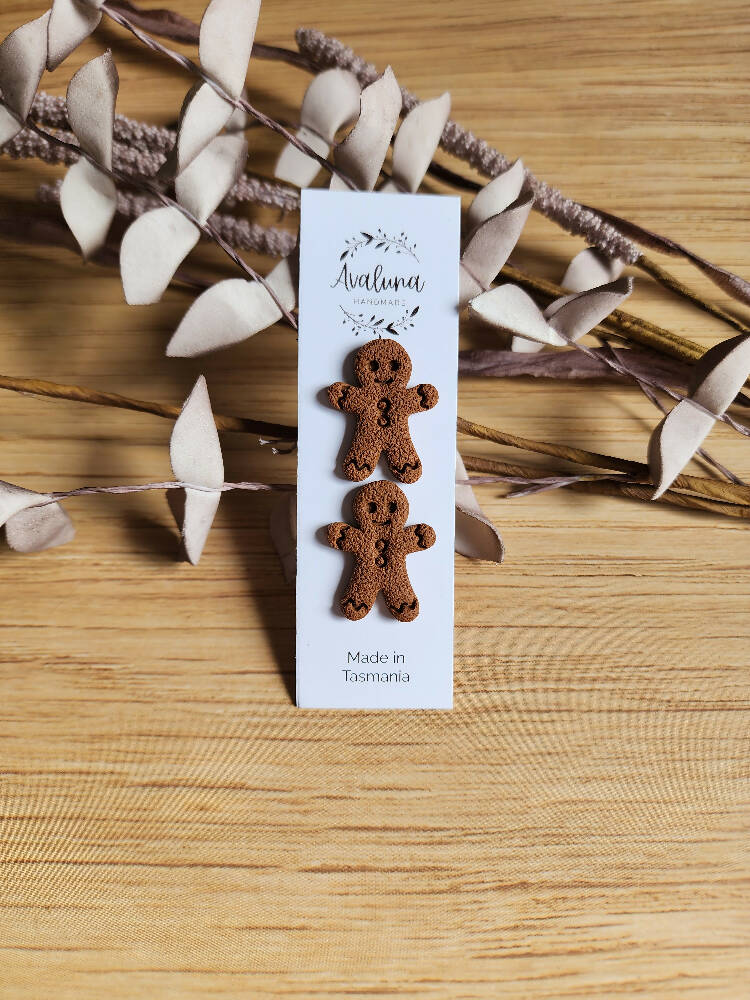 Christmas Gingerbread Men Earrings