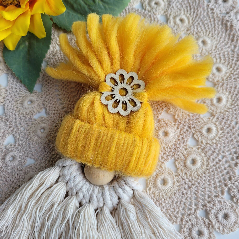 Macrame Gnome Decoration