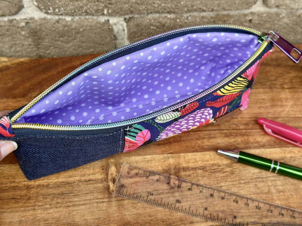 Deluxe Canvas Pencil Cases - Various