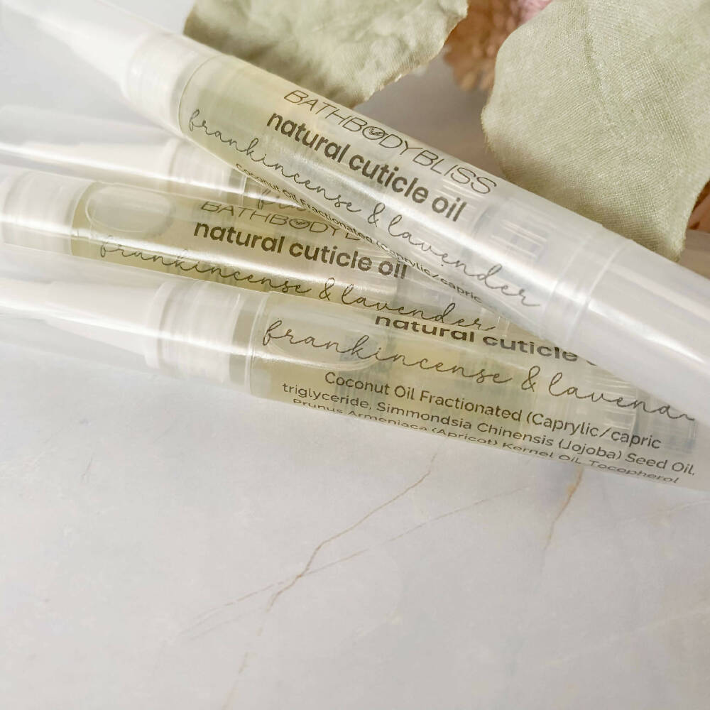 Handmade Natural Cuticle Oil Pen - Lavender & Frankincense