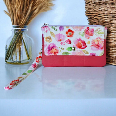 Savvy Phone Pouch Collection - Pink Spring