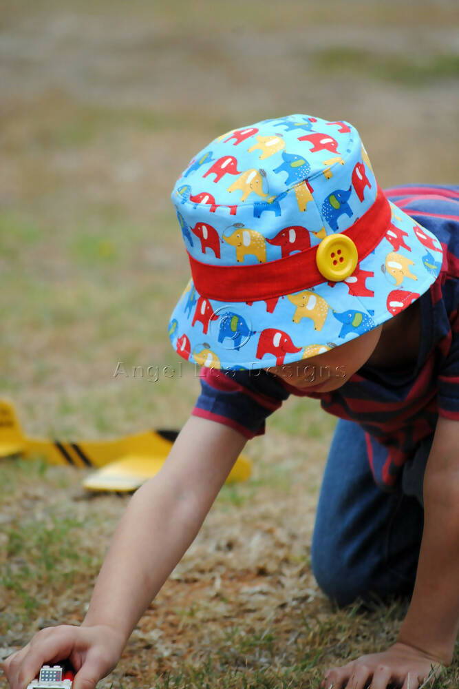 Scout Bucket Hat HARD COPY Paper Sewing Pattern Boys Girls