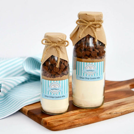 Cookie Mix in a Bottle Gift - CHOC CHIP. Fun, easy-to-bake cookies.
