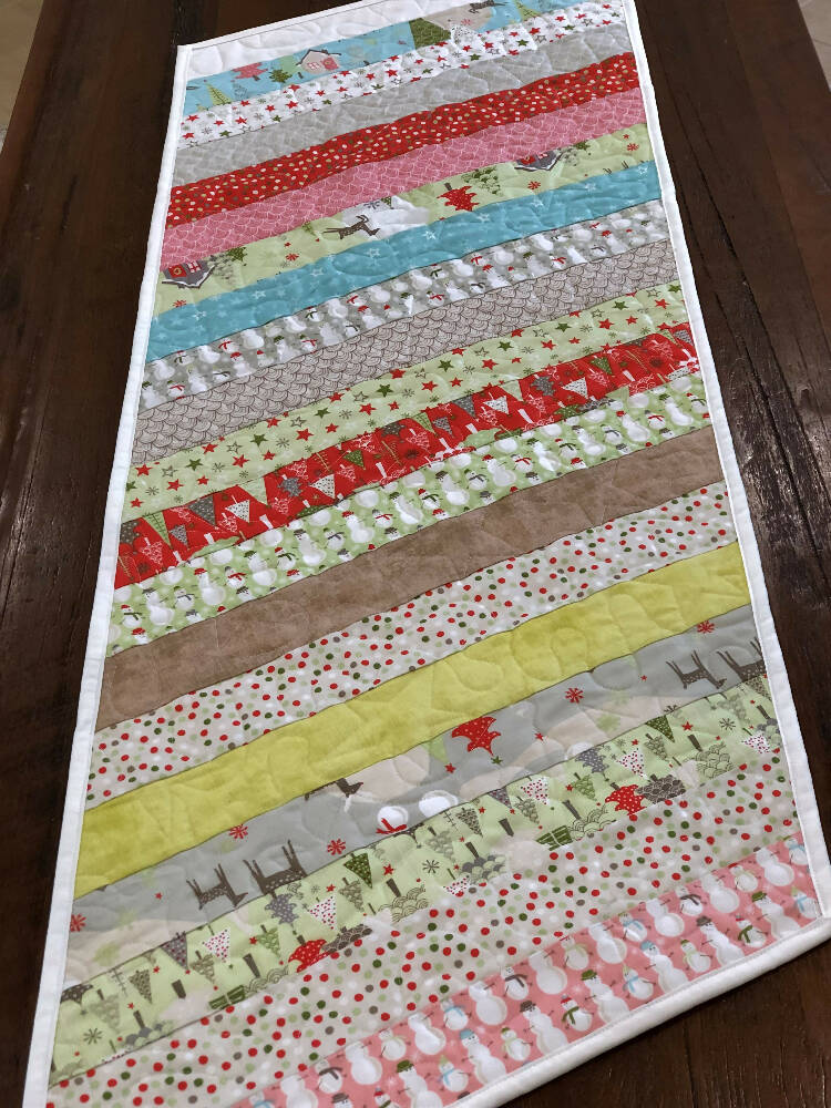 Christmas Quilted Table Runner