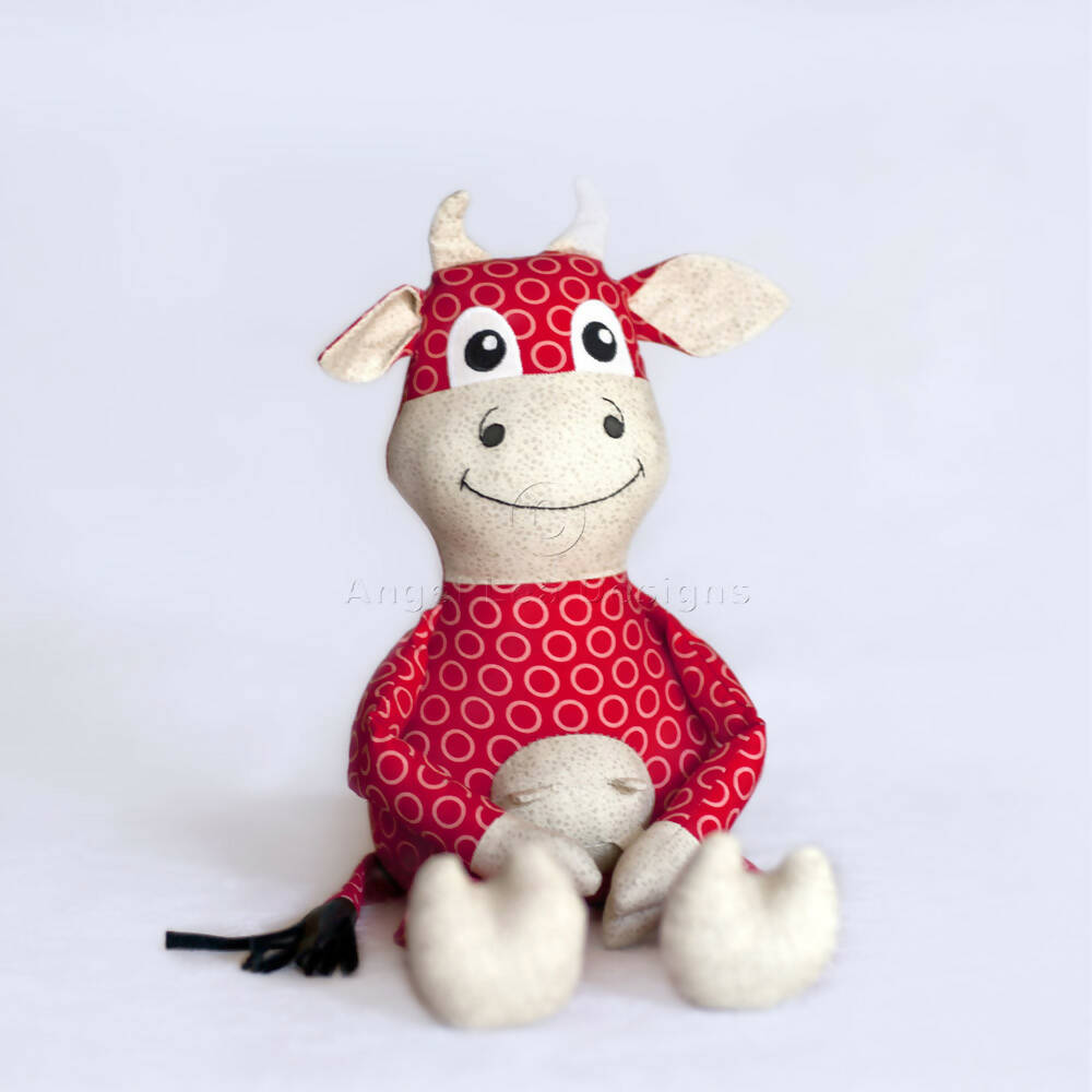 Cow Stuffed Animal PDF Sewing Pattern