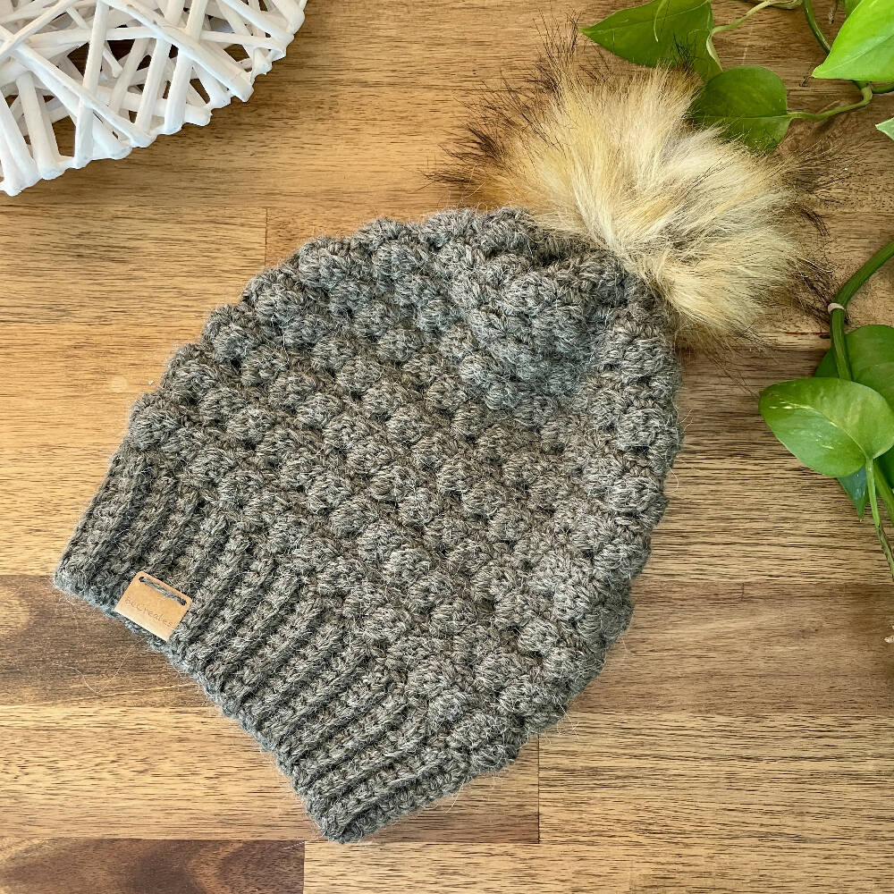 Adult Slouchy Beanie - Chocolate Brown