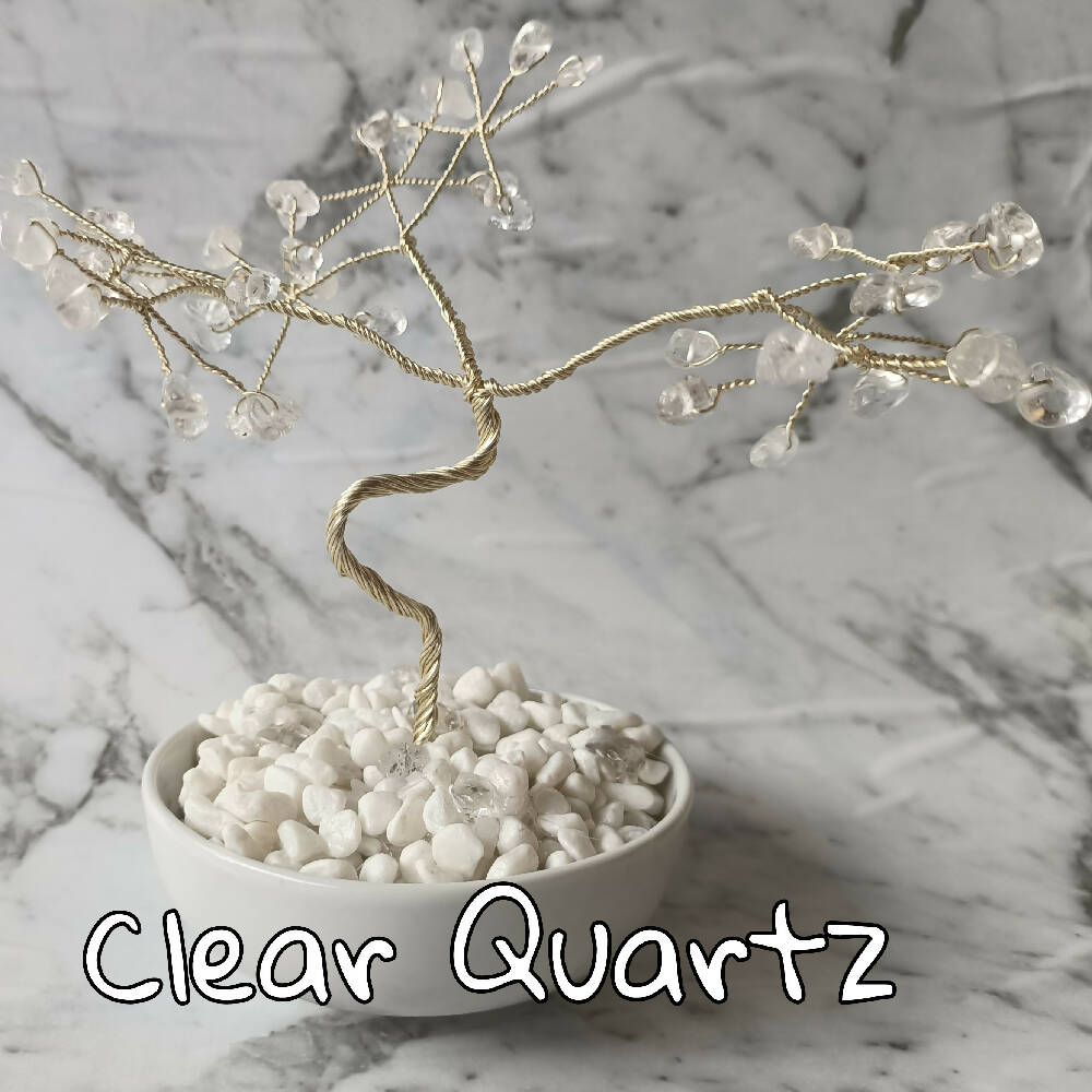 Clear Quartz Mini Gem Tree already made