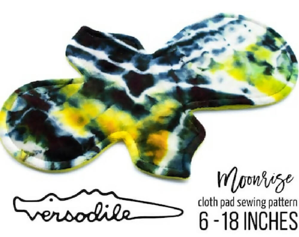 Versodile Moonrise cloth pad pattern