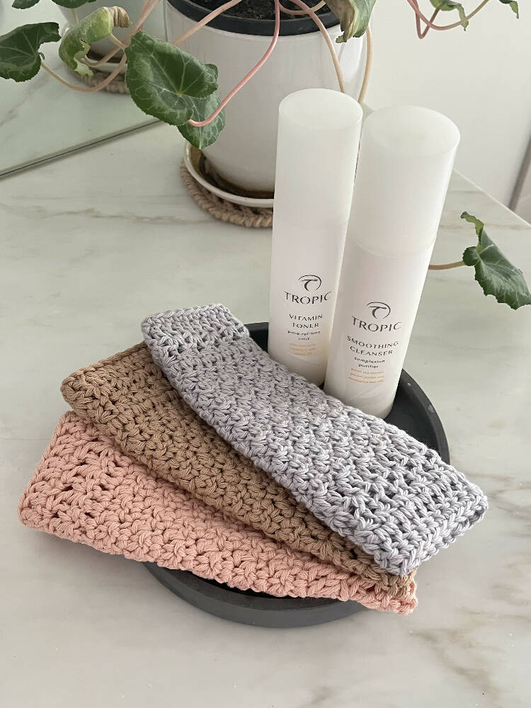 100% Cotton Wipeout Washcloth - Face, Body & Home
