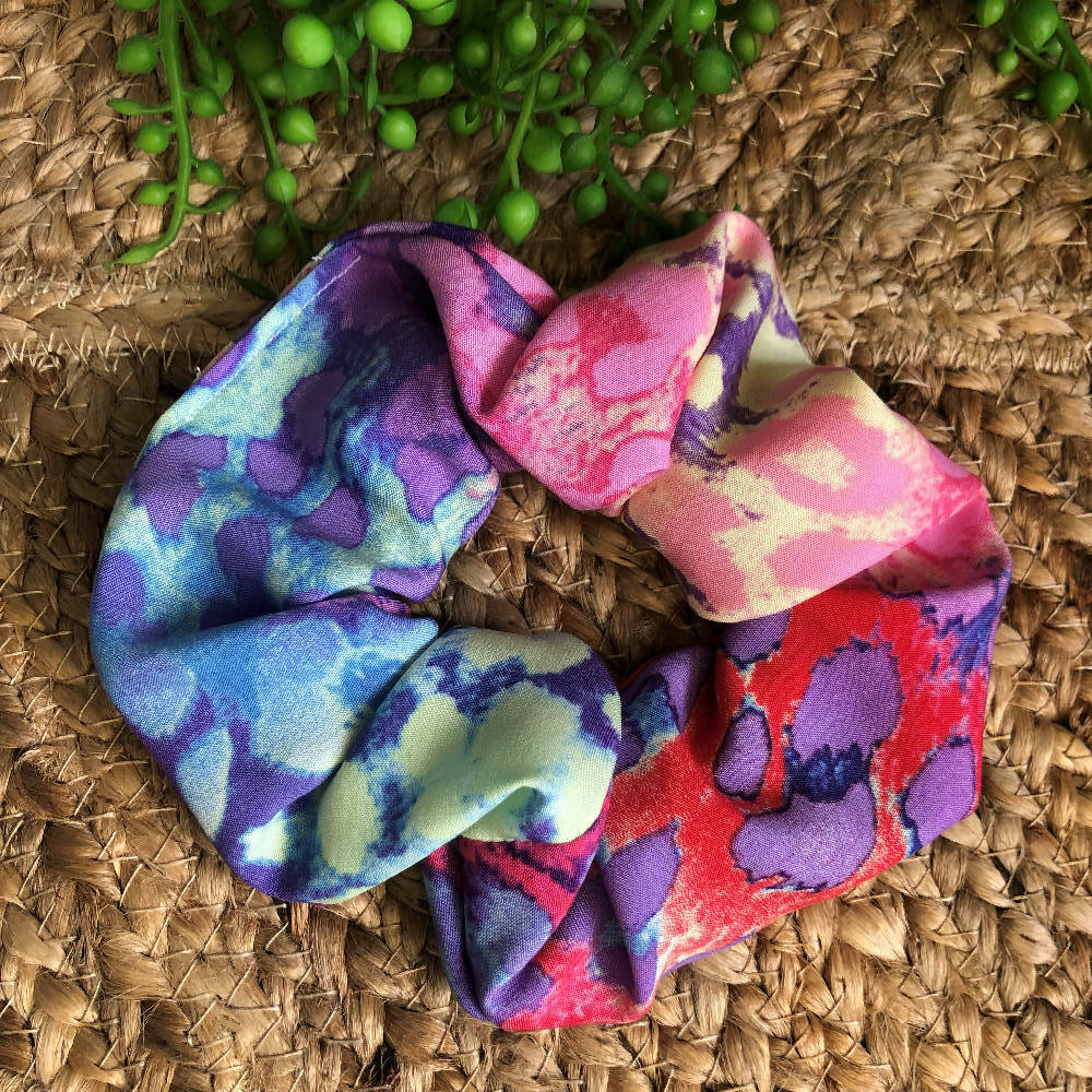Scrunchie in Pastel Mellow, Silky Soft and Lush