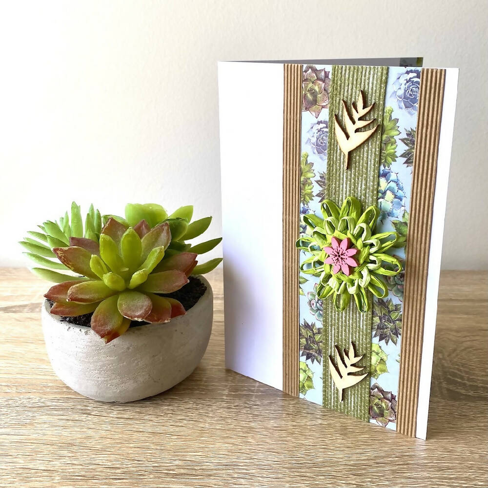 Greeting_Card_Handmade_Succulent_Flower_Recycled-2