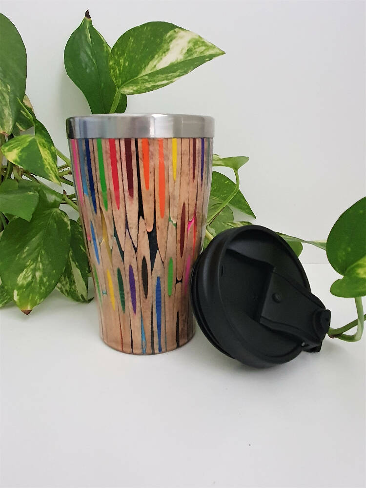 Coffee Cup with Lid, Travel Cup ,Thank you gift, Handmade Wooden Coffee Travel Cup, Keep Cup, Wooden, Reusable Cup, Eco Cup, Cup, Coffee Cup