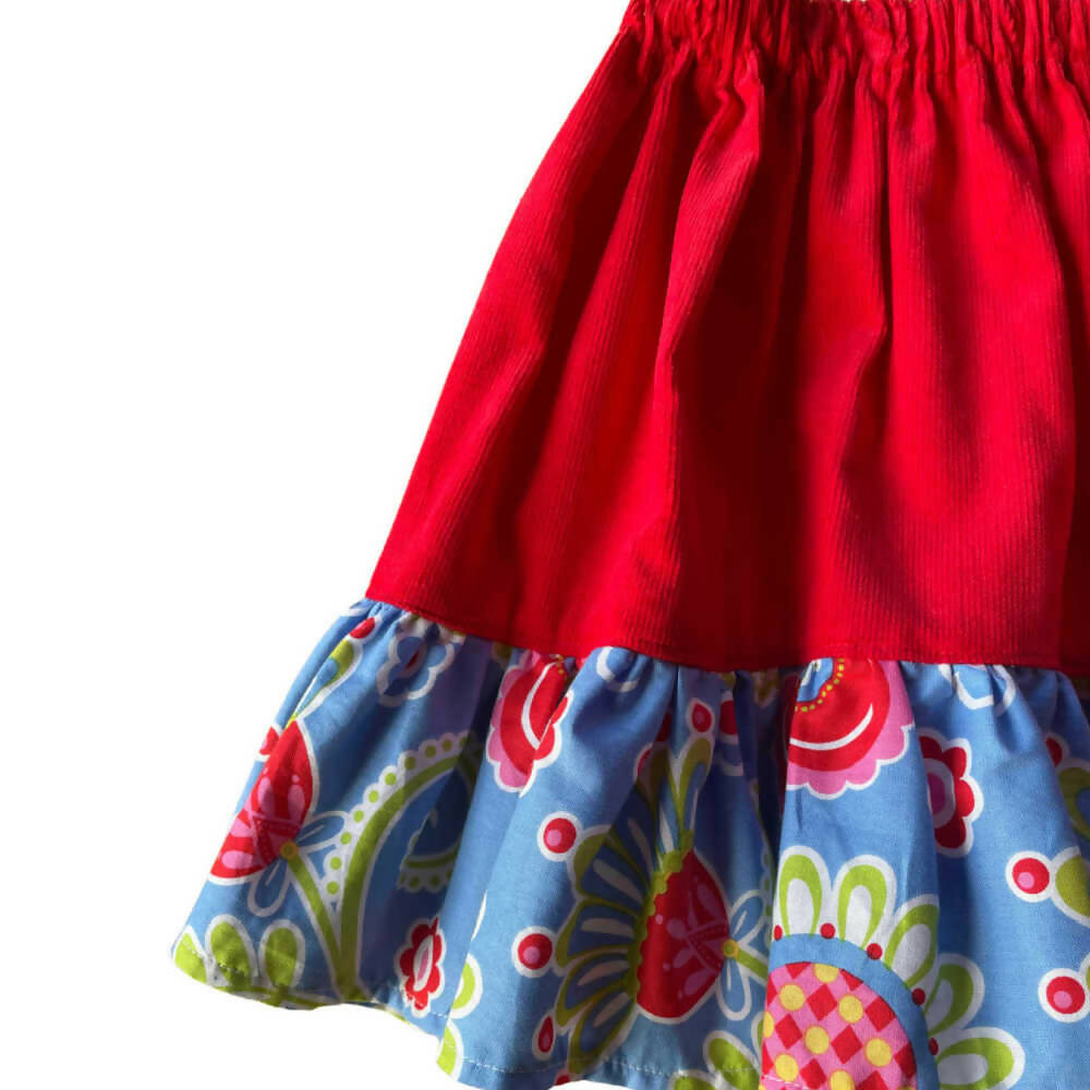 Girls Cord Twirl Skirt | Size 5