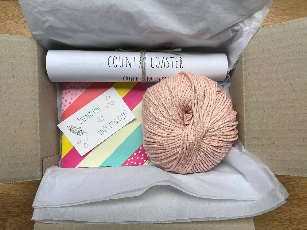 Crochet Kit - Country Coaster