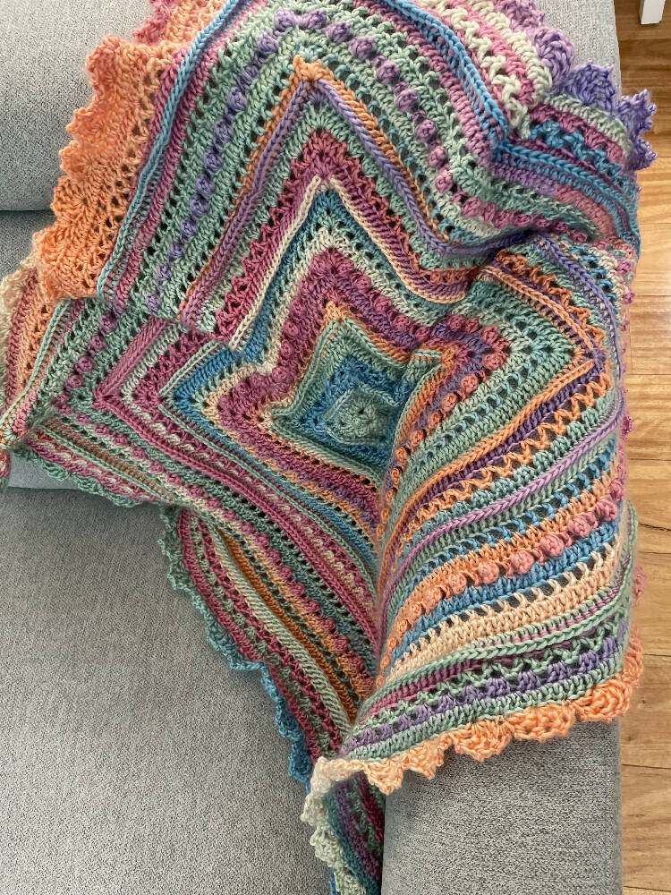 Gelato Rainbow Baby Blanket Set