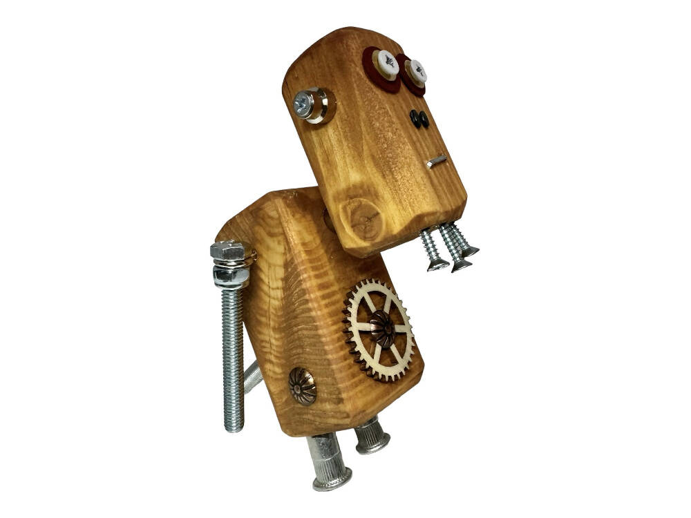 Phineas - Wooden Steampunk Robot