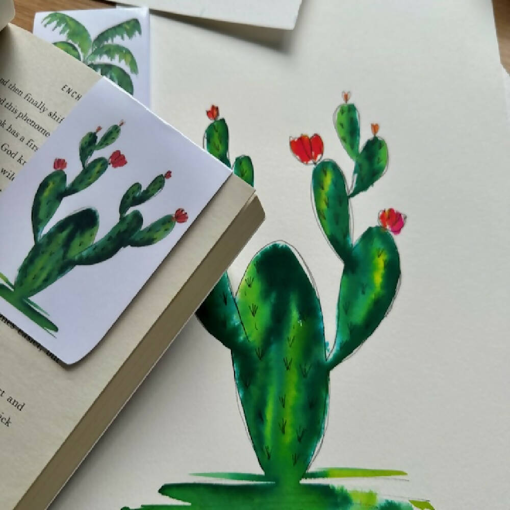 Magnetic Bookmark Plants, book page holder