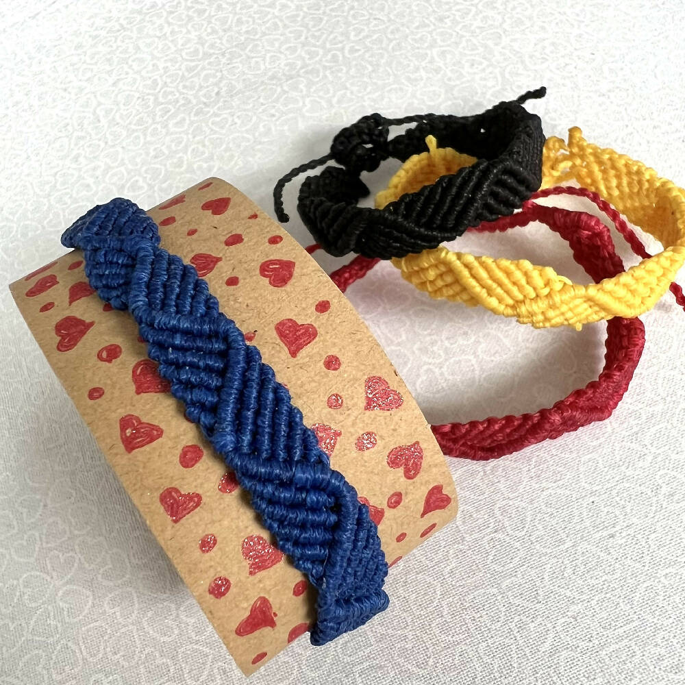 Micro Macrame Bracelet Waves ($22 each)