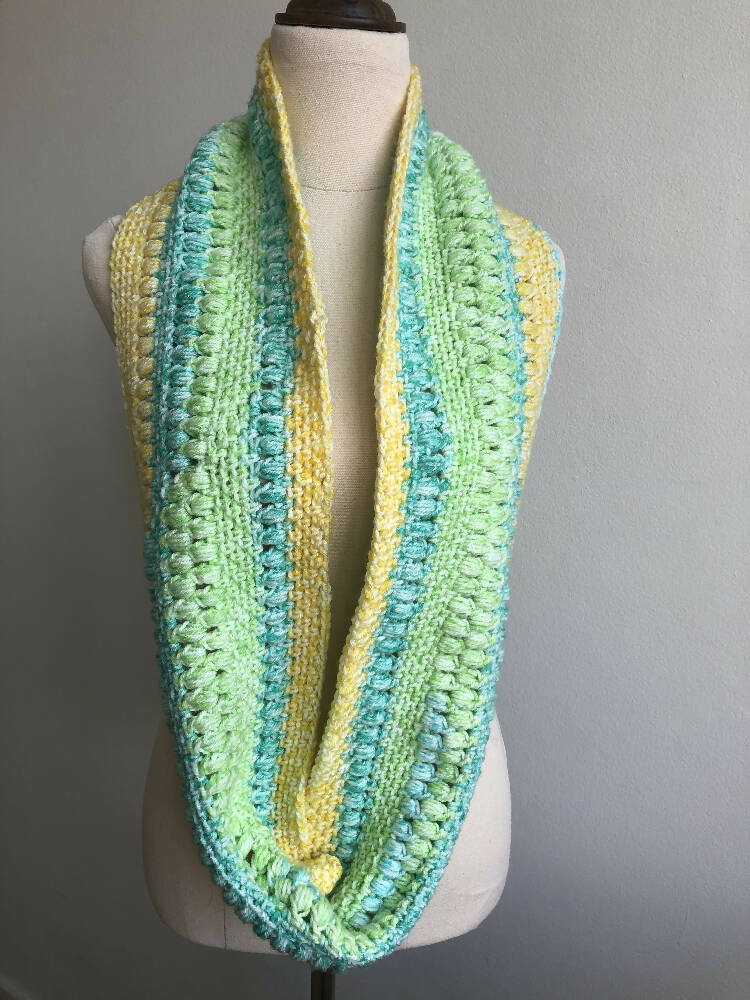 Bubble & Dots Infinity Scarf