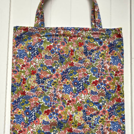 Bright flowers library/shopping bag
