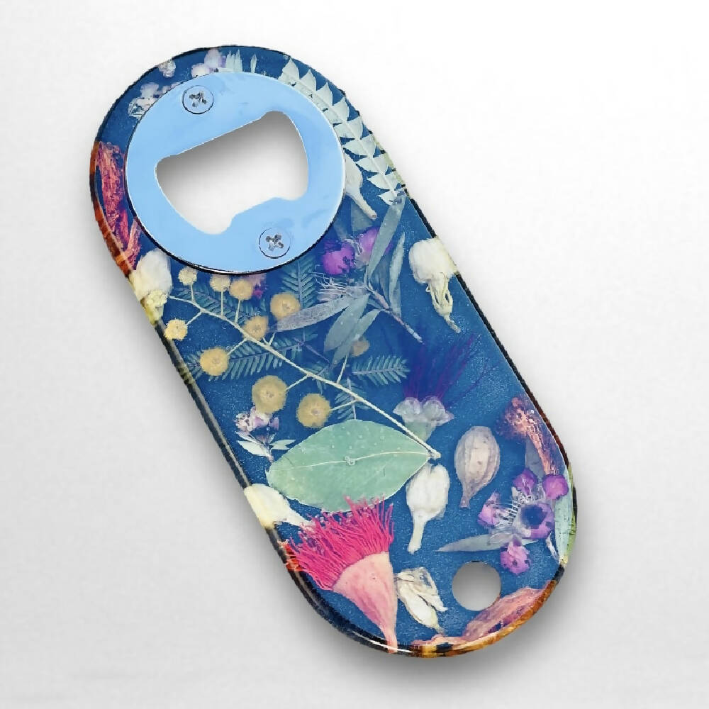 Resin Bottle Opener featuring Australian Native Flowers