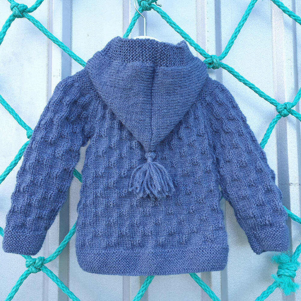 hand knitted woolen jacket.