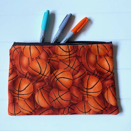 Basketballs pencil case