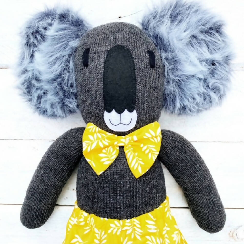 Stanley Sock Koala-Sock Monkey-Soft Toy-Australian animal_2