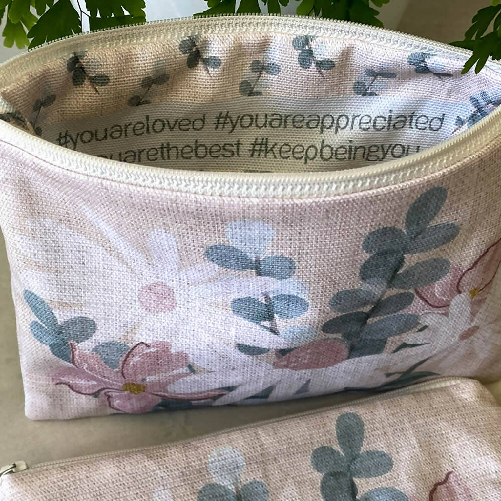 zp-030-Bouquet-of-watercolour-flowers-Zipper-Pouch-A2