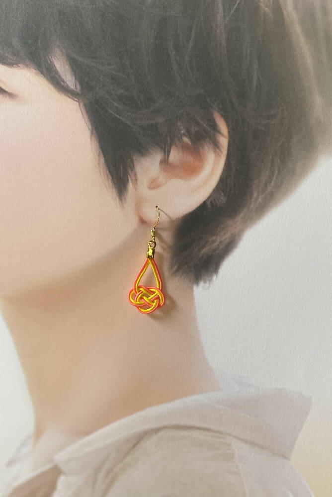 Mizuhiki earrings (small)