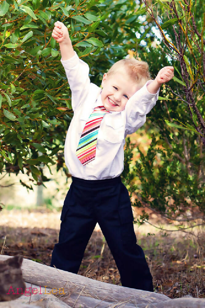 Necktie PDF Sewing Pattern Boys Necktie, Skinny & Wide Ties
