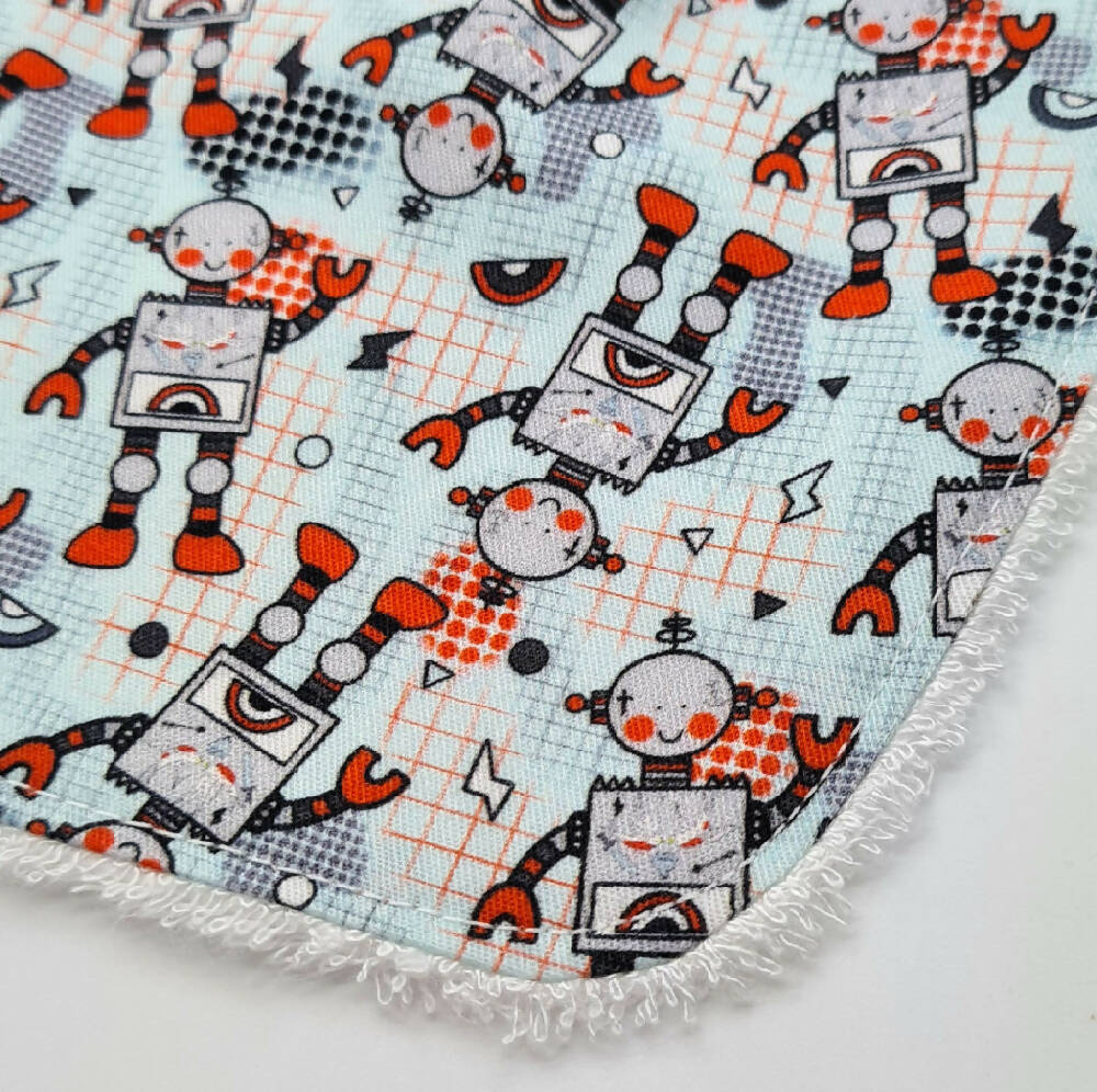 Baby Bib Gift Robot Fabric