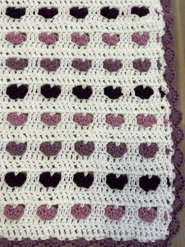 Love You More Baby Girl Blanket
