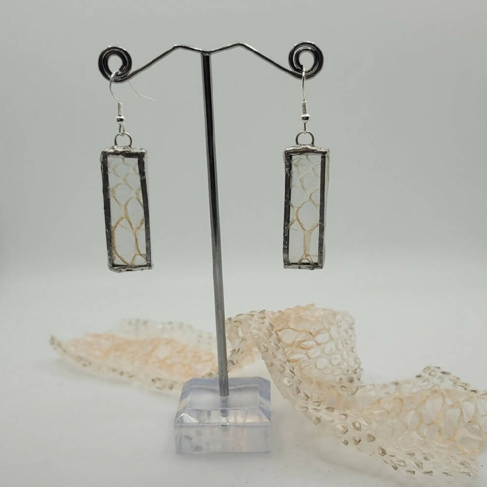 Diamond Python (belly) Earrings