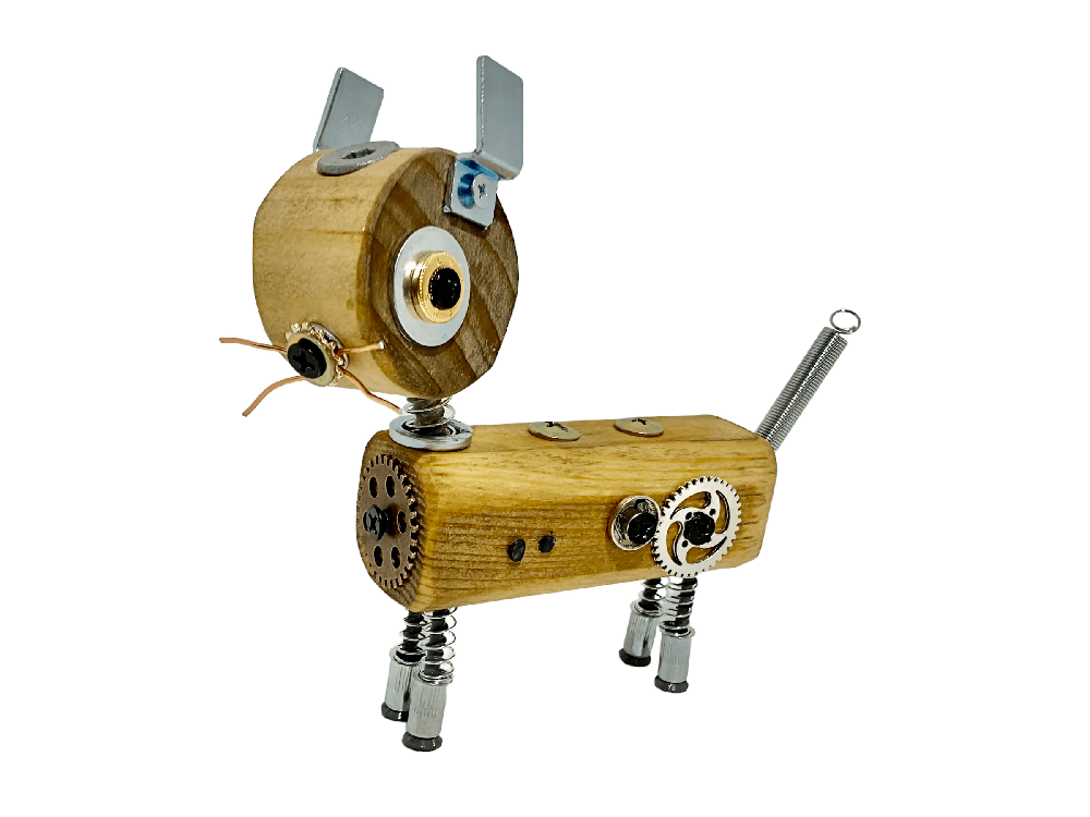 Emma - Wooden Steampunk Cat